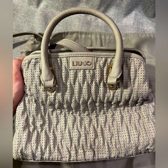 Liu Jo Grey and Gold multi section hand and shoulder bag - Picture 4 of 6